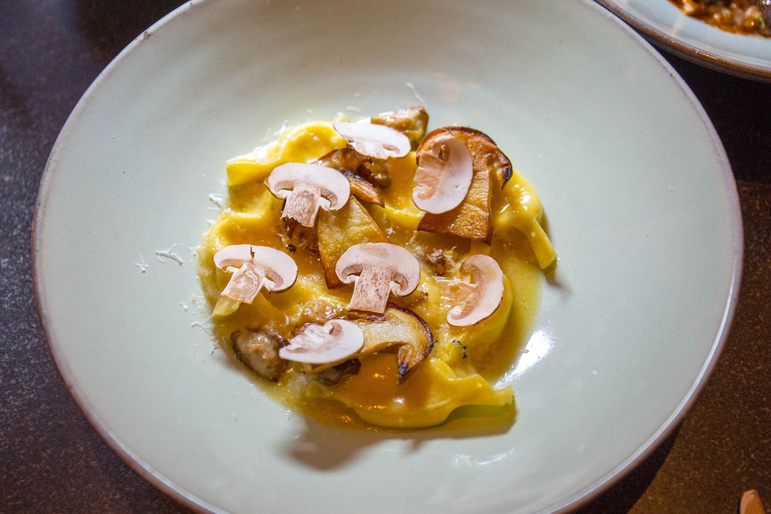 Caramelle with porcini ($17)<br/>